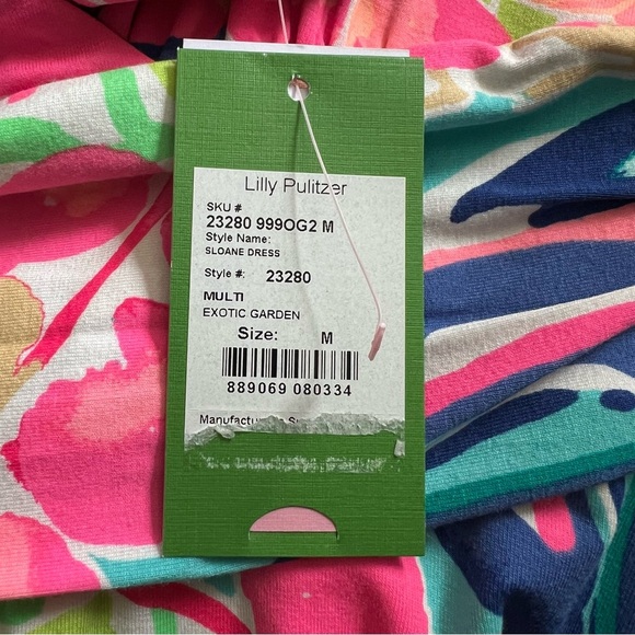Lilly Pulitzer Sloane Midi Dress Exotic Garden Size M NEW RARE - Picture 13 of 15